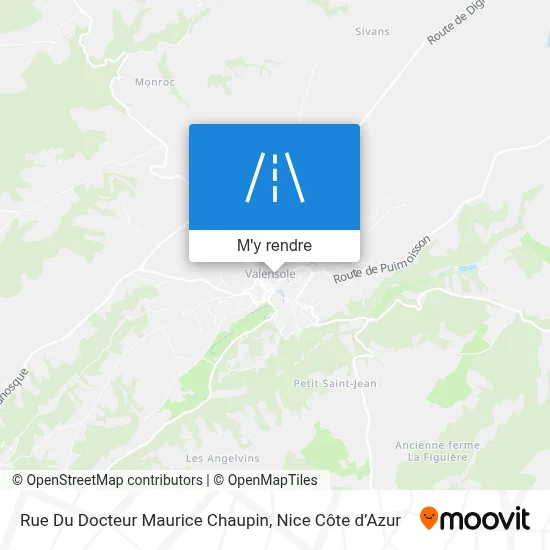 Rue Du Docteur Maurice Chaupin plan