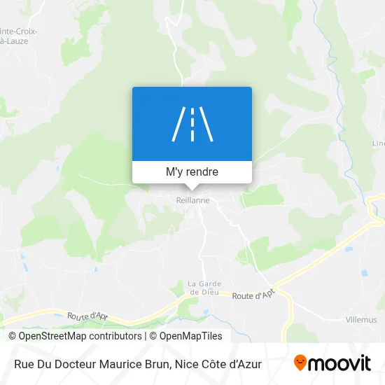 Rue Du Docteur Maurice Brun plan