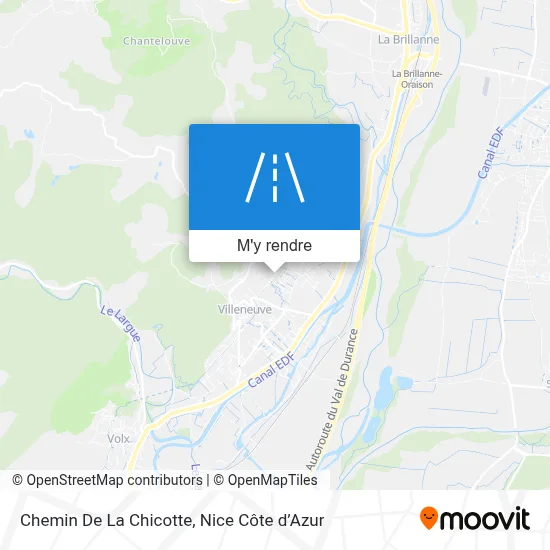 Chemin De La Chicotte plan