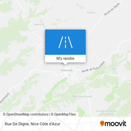 Rue De Digne plan