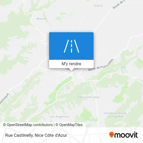 Rue Castinelly plan