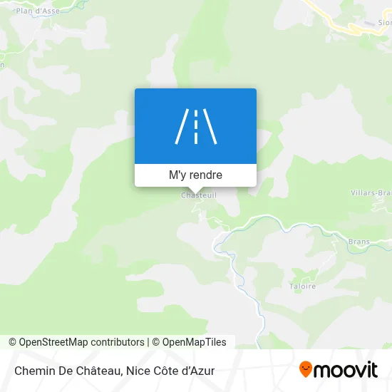 Chemin De Château plan