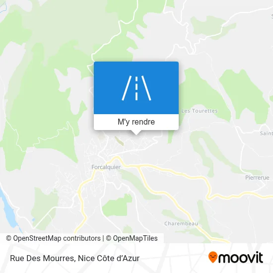 Rue Des Mourres plan