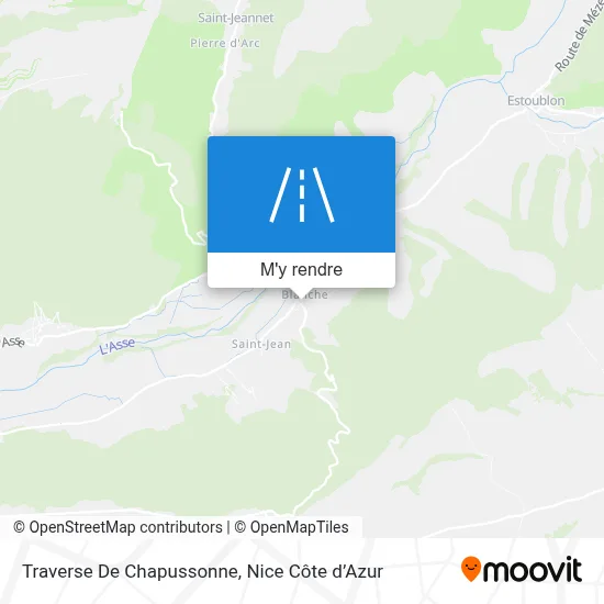 Traverse De Chapussonne plan