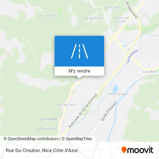 Rue Du Crouton plan