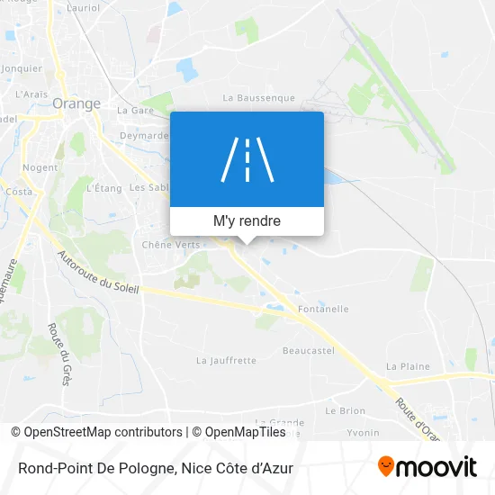 Rond-Point De Pologne plan
