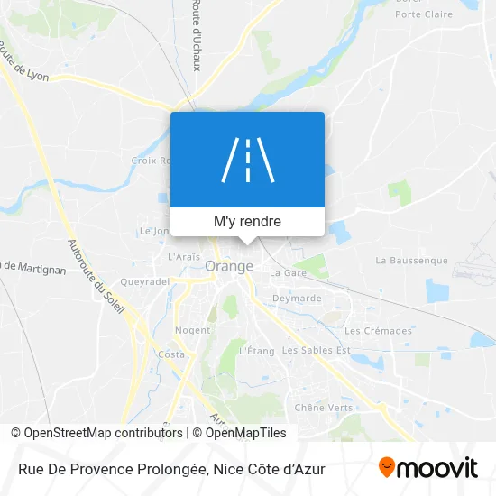 Rue De Provence Prolongée plan