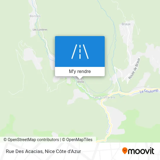 Rue Des Acacias plan