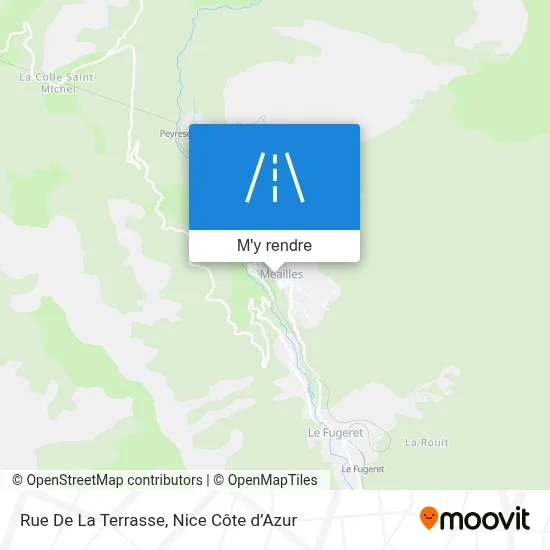 Rue De La Terrasse plan