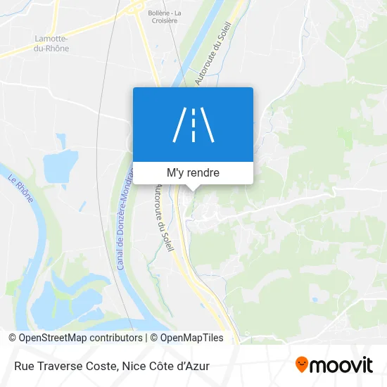 Rue Traverse Coste plan
