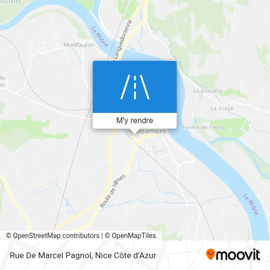 Rue De Marcel Pagnol plan