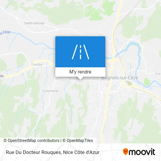 Rue Du Docteur Rouques plan