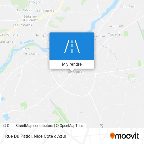 Rue Du Patiol plan