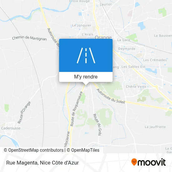 Rue Magenta plan