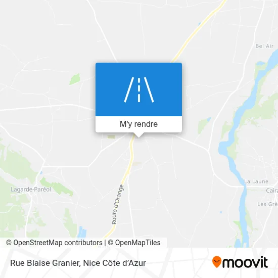 Rue Blaise Granier plan