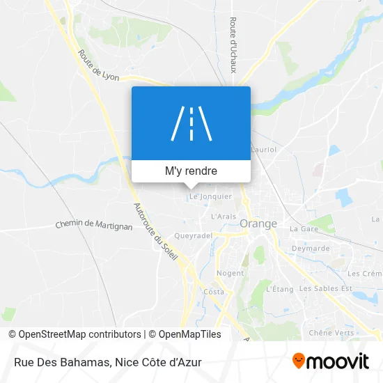 Rue Des Bahamas plan