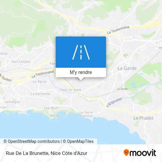 Rue De La Brunette plan