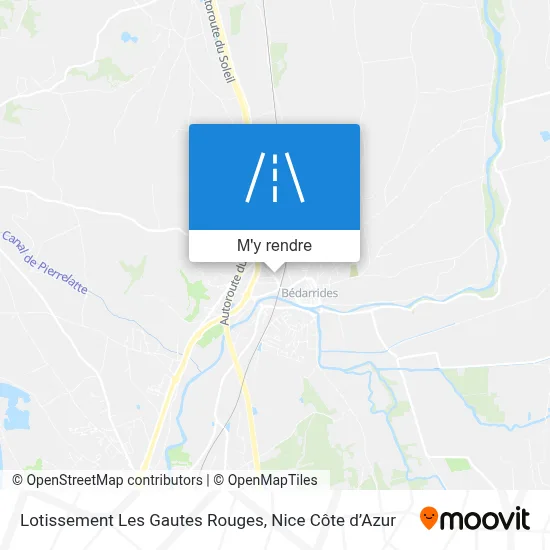 Lotissement Les Gautes Rouges plan