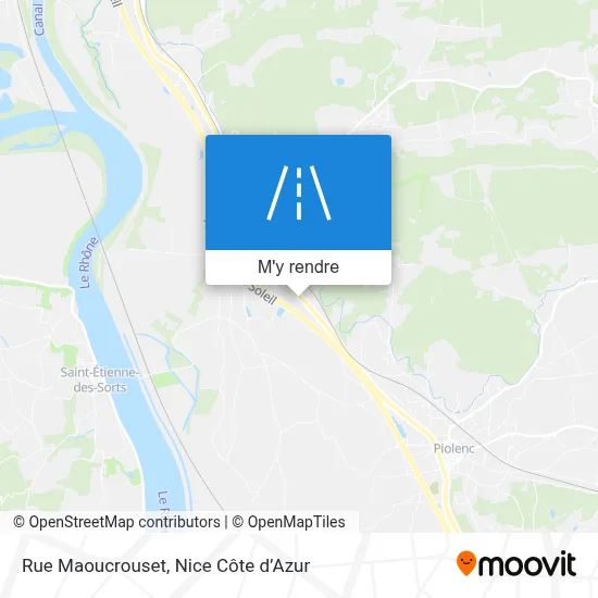 Rue Maoucrouset plan