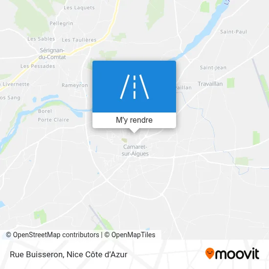 Rue Buisseron plan