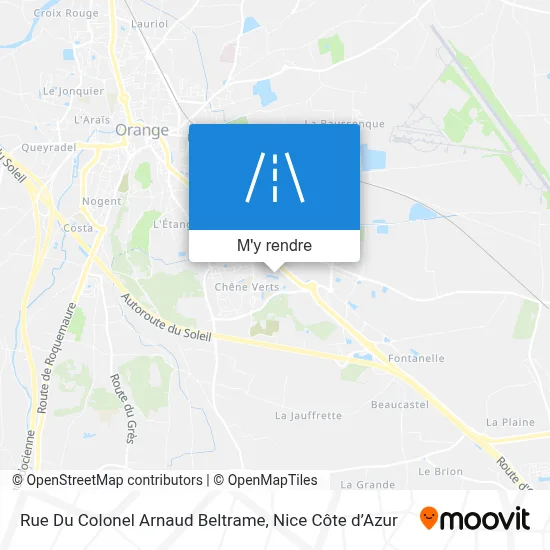 Rue Du Colonel Arnaud Beltrame plan