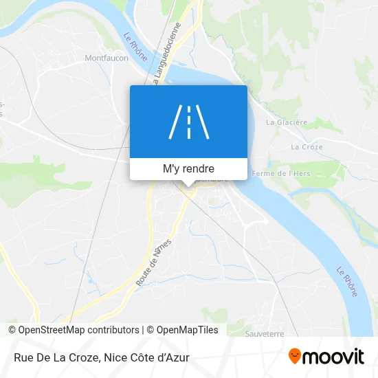 Rue De La Croze plan