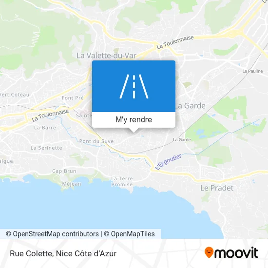 Rue Colette plan