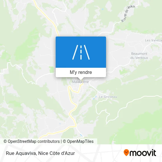 Rue Aquaviva plan