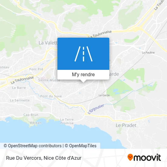 Rue Du Vercors plan