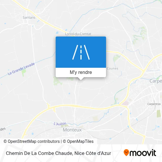 Chemin De La Combe Chaude plan