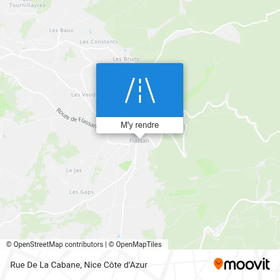 Rue De La Cabane plan