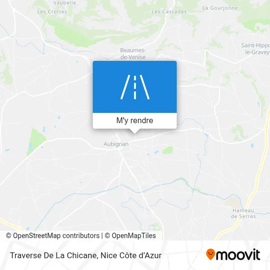 Traverse De La Chicane plan