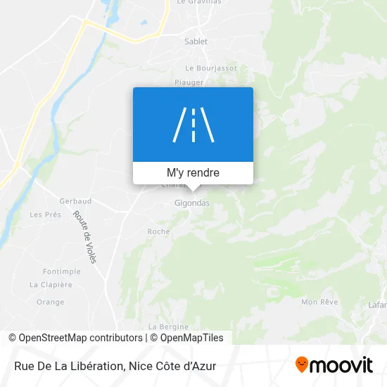 Rue De La Libération plan