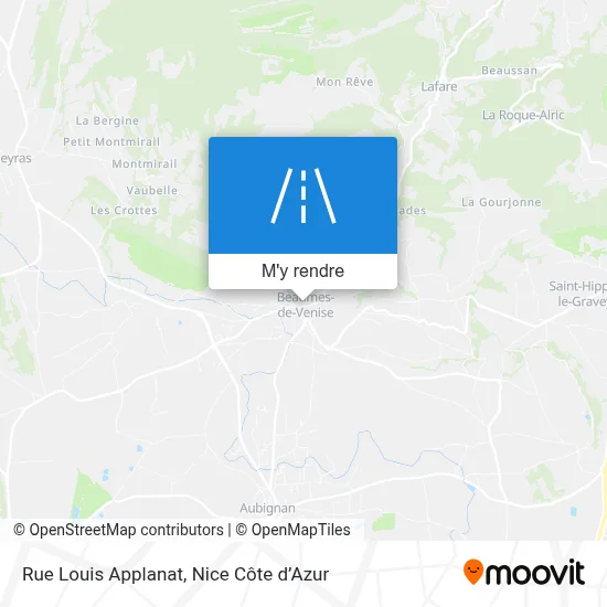 Rue Louis Applanat plan