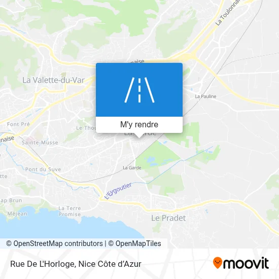 Rue De L'Horloge plan