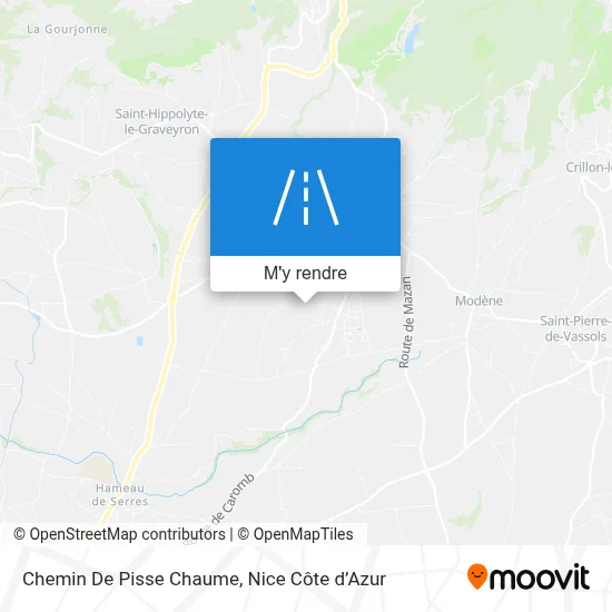 Chemin De Pisse Chaume plan