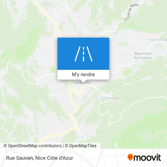 Rue Sauvan plan