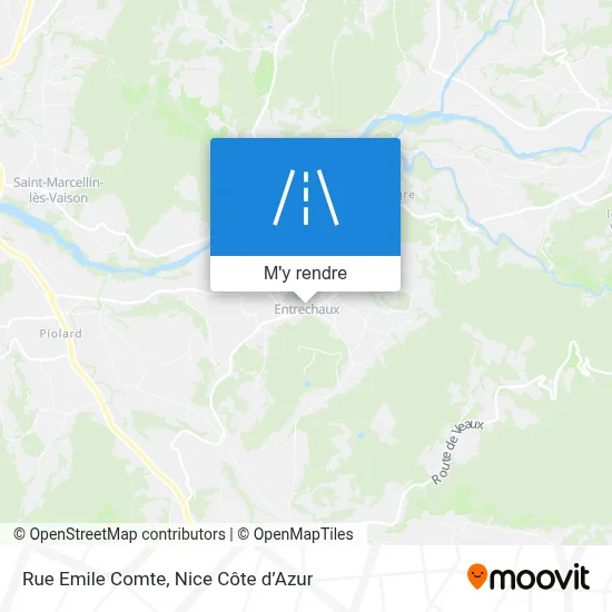 Rue Emile Comte plan