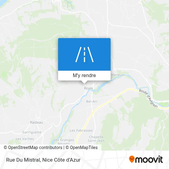 Rue Du Mistral plan