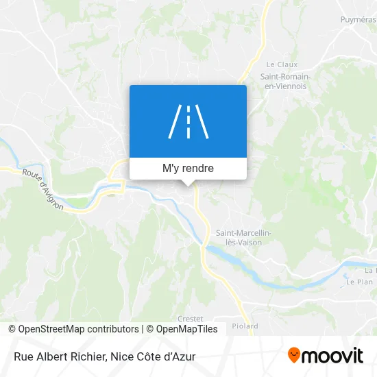 Rue Albert Richier plan