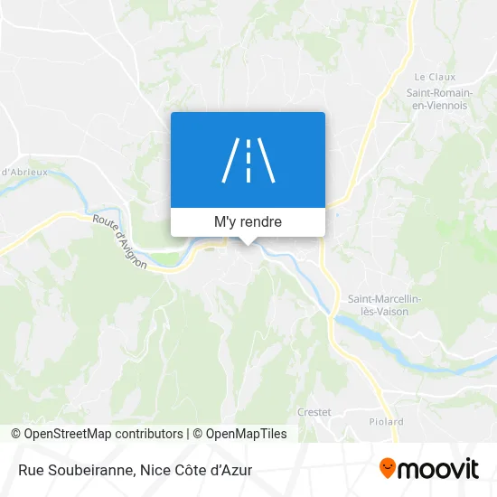 Rue Soubeiranne plan
