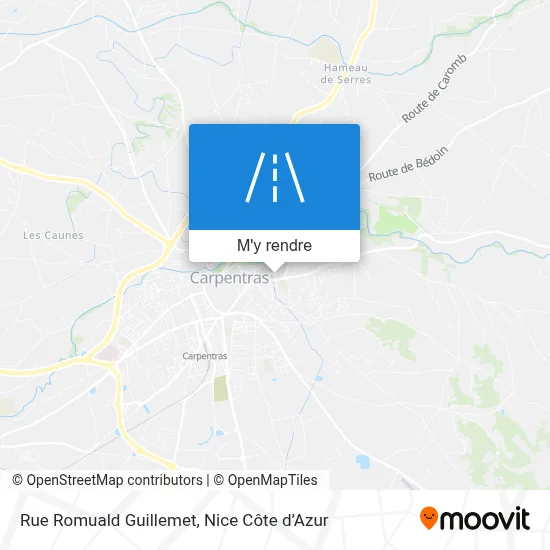 Rue Romuald Guillemet plan