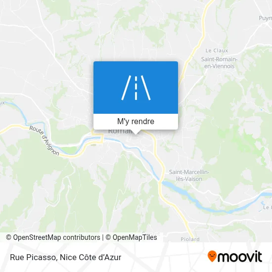 Rue Picasso plan