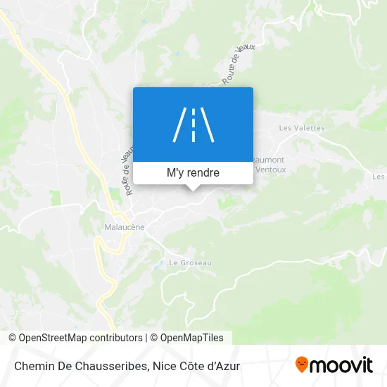 Chemin De Chausseribes plan
