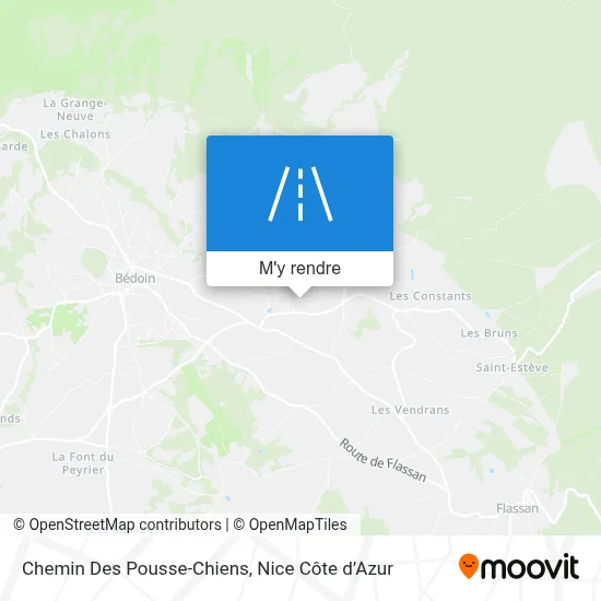 Chemin Des Pousse-Chiens plan