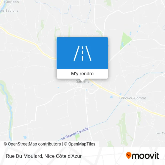 Rue Du Moulard plan