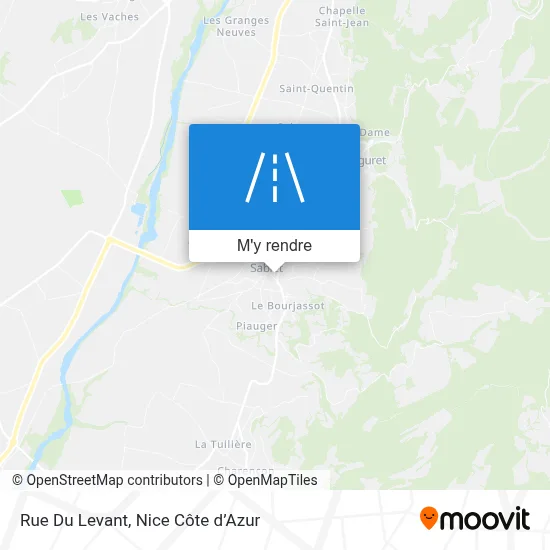 Rue Du Levant plan