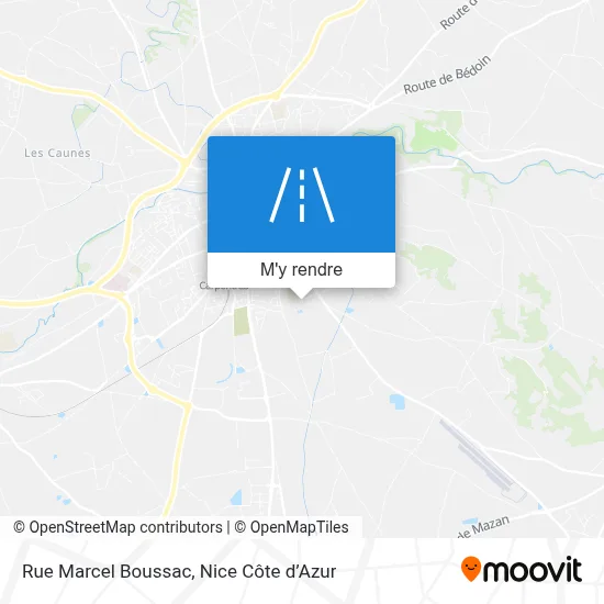 Rue Marcel Boussac plan
