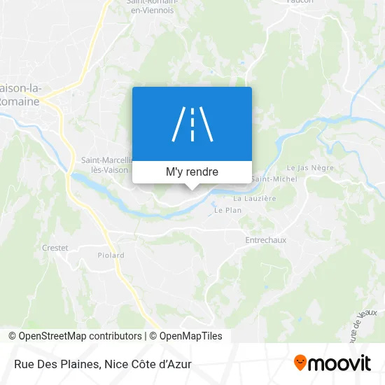 Rue Des Plaines plan