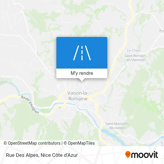 Rue Des Alpes plan